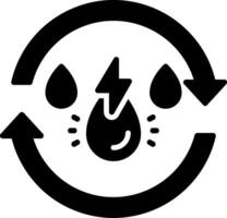 Sustainability Glyph Icon vector