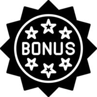 Bonus Glyph Icon vector