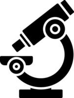 Microscope Glyph Icon vector