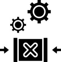Do Not Clamp Glyph Icon vector