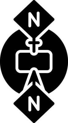 One To Many Glyph Icon