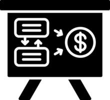 Plan Glyph Icon vector