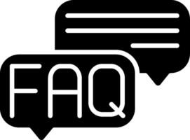 Bubble Glyph Icon vector