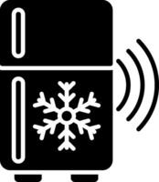 Refrigerator Glyph Icon vector
