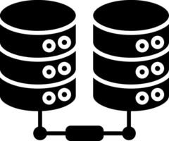 Cloud Computing Glyph Icon vector