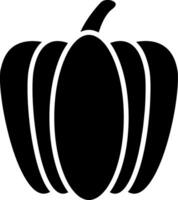 Bell Pepper Glyph Icon vector