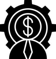Businessman Glyph Icon vector