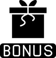 Bonus Glyph Icon vector