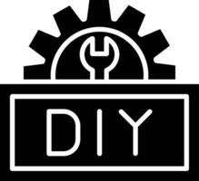 Do It Yourself Glyph Icon vector