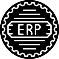 Erp Glyph Icon vector