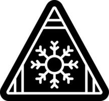 Snow Glyph Icon vector