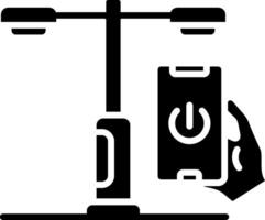 Street Lamp Glyph Icon vector