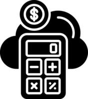 Account Glyph Icon vector