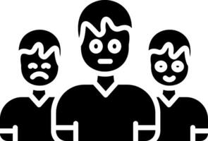 Customer Glyph Icon vector