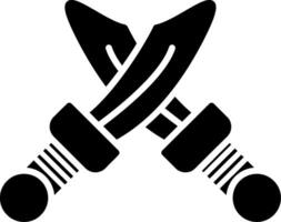 Sword Glyph Icon vector