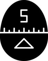 Timer Glyph Icon vector
