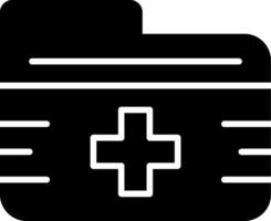 Folder Glyph Icon vector
