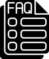 Document Glyph Icon vector