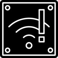 Wifi Glyph Icon vector