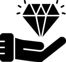 Value Glyph Icon vector