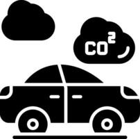 Co2 Glyph Icon vector