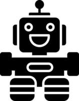 Robot Glyph Icon vector