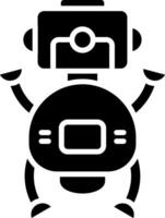 Robot Glyph Icon vector