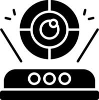 Hologram Glyph Icon vector