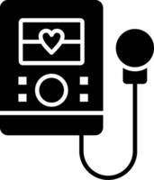 Sphygmomanometer Glyph Icon vector