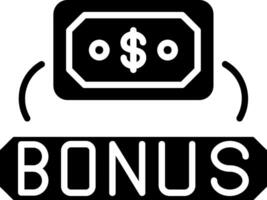 Bonus Glyph Icon vector