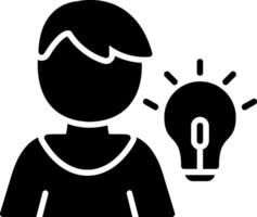 Idea Glyph Icon vector