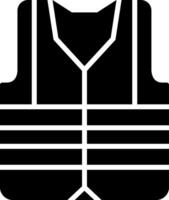 Life Jacket Glyph Icon vector
