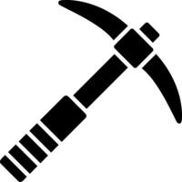 Pickaxe Glyph Icon vector