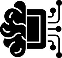 Artificial Glyph Icon vector