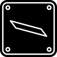Arabic Language Glyph Icon vector