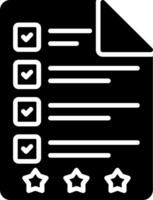Document Glyph Icon vector