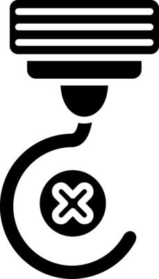 Do Not Hook Glyph Icon