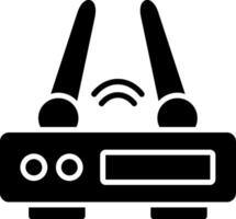 Access Point Glyph Icon vector