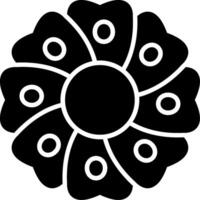 Aster Glyph Icon vector