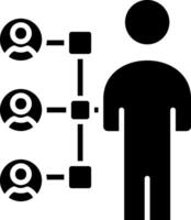 Diagram Glyph Icon vector