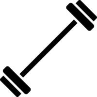 Barbell Glyph Icon vector