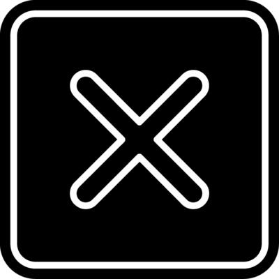 Cross Glyph Icon