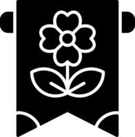 St Patrick Glyph Icon vector
