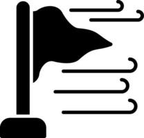 Wind Glyph Icon vector