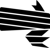 Banner Glyph Icon vector