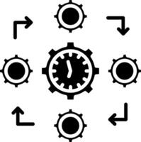 Busy Glyph Icon vector