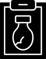 Report Glyph Icon vector