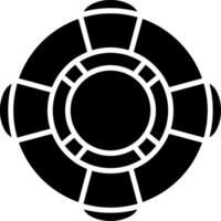 Lifesaver Glyph Icon vector