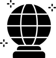 Global Glyph Icon vector