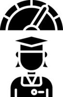 Performance Glyph Icon vector